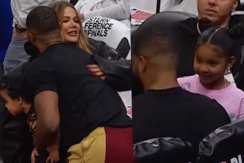khloe-kardashian-brings-kids-to-watch-dad-tristan-thompson-play-for-the-first-time-in-sweet-video