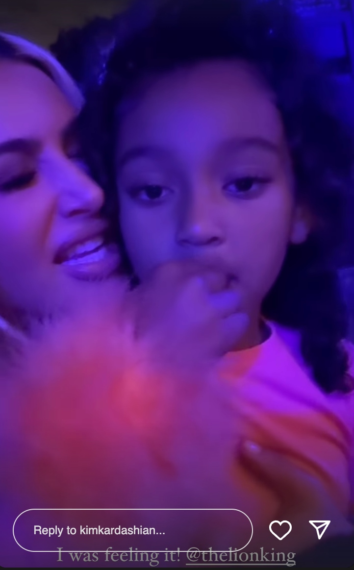 Kim Kardashian Shares BehindtheScene of North's 'Lion King'