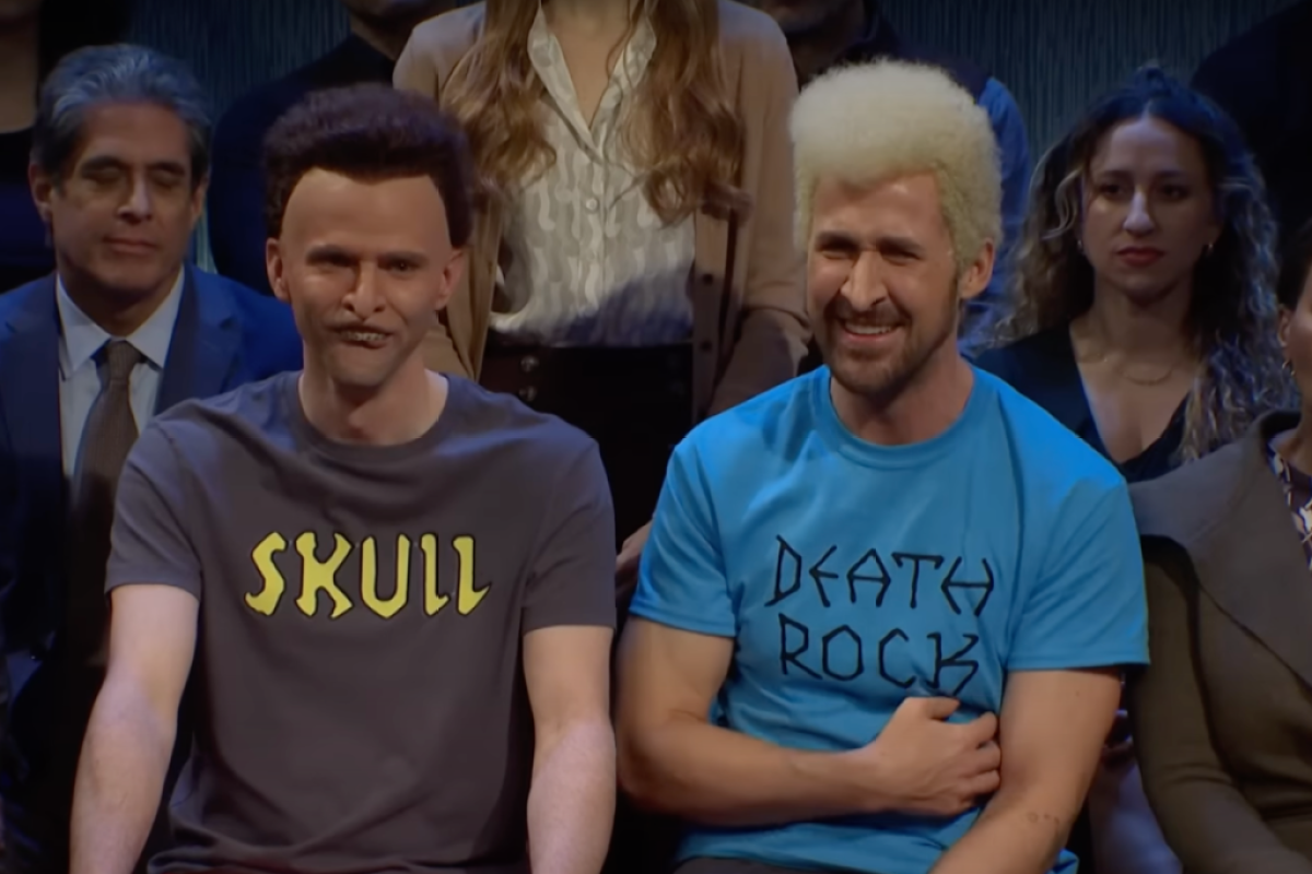 ryan-gosling-and-mikey-day-reunite-as-beavis-and-butt-head-at-the-fall-guy-premiere-after-viral-snl-skit