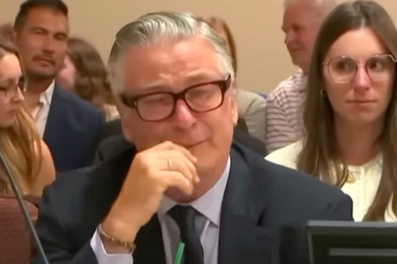 Alec Baldwin Weeps in After Judge Throws Out Manslaughter Case