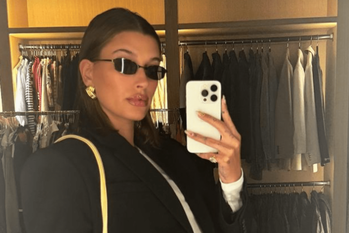 Pregnant Hailey Bieber Shows Off Baby Bump on Shopping Trip
