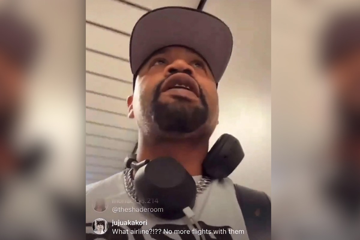 Flight Rapper Pointing Juvenile Storms off Plane After Getting Booted From First Class in Wild ...