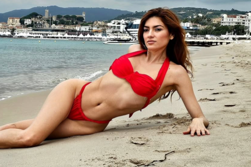 actress-blanca-blanco-sizzles-in-barely-there-red-swimsuit