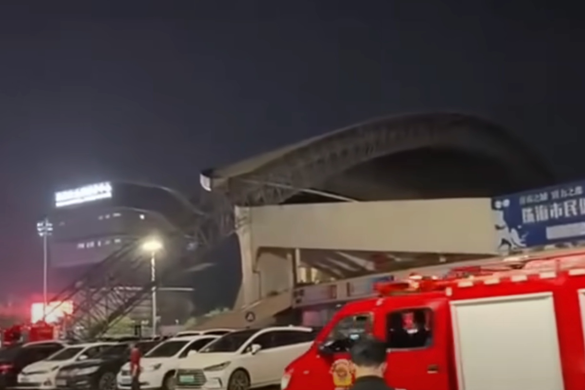 A 62-year-old man, Fan Weiqu, killed at least 35 people when he rammed his car into a crowd outside a Chinese sports stadium. (photo: Sky News)