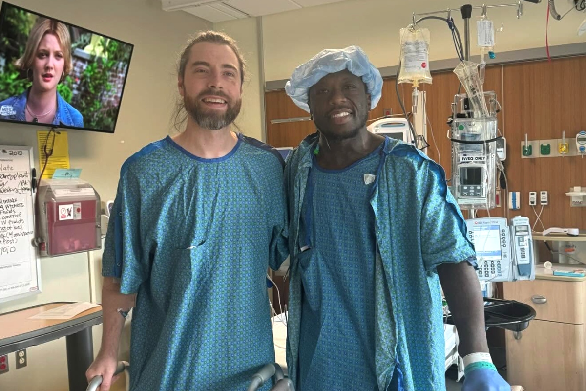 Nate Robinson and kidney donor Shane Cleveland (photo: @naterobinson / Instagram)