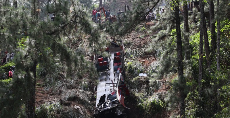 21 Dead, Multiple Injured After Bus Plummets Into Ravine