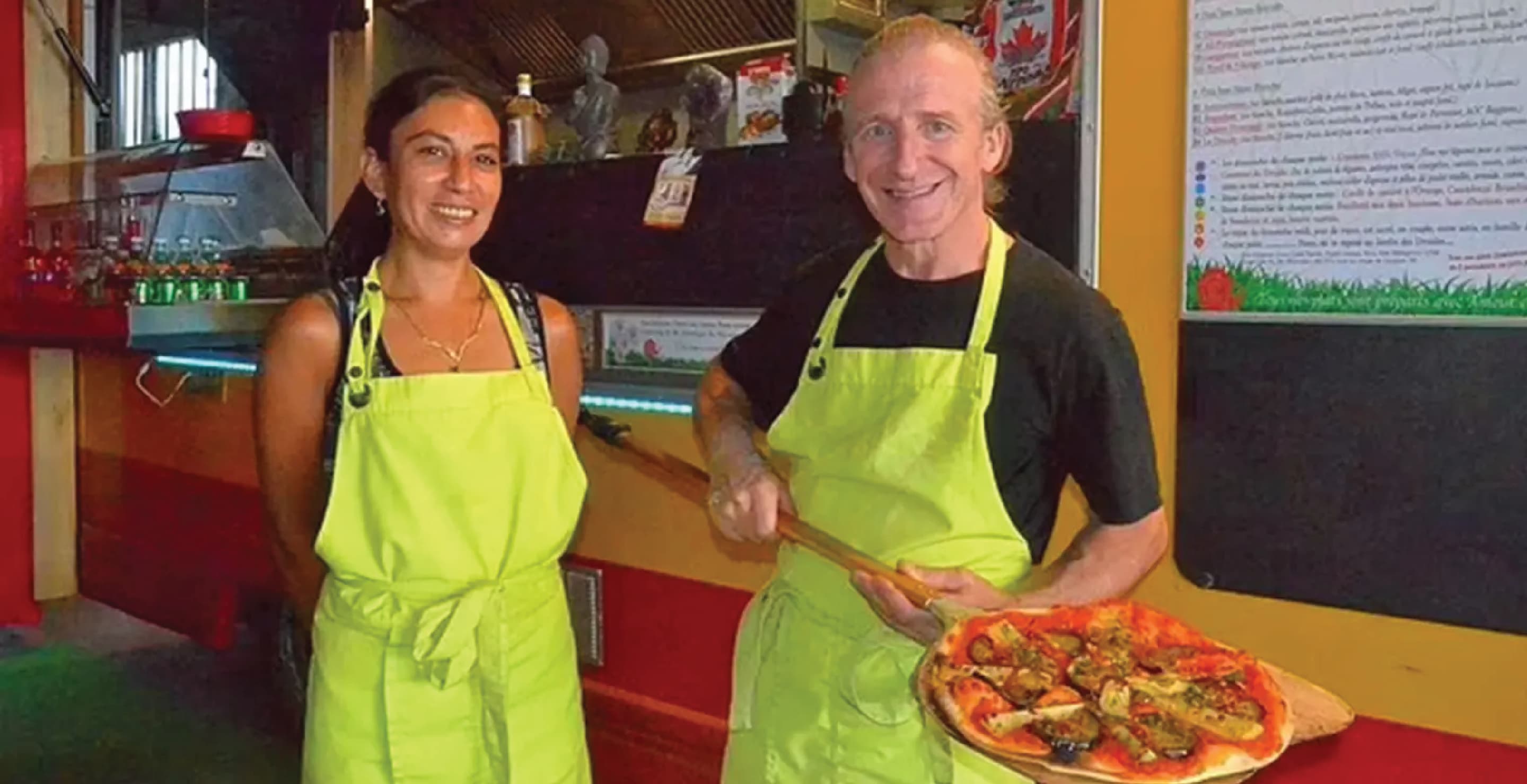 Nathalie Caboubassy and Philippe Schneider