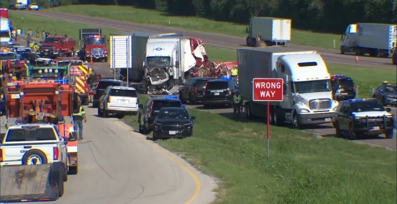 Truck Driver Kills 5 In Multi-Vehicle Highway Crash After Falling Asleep At The Wheel