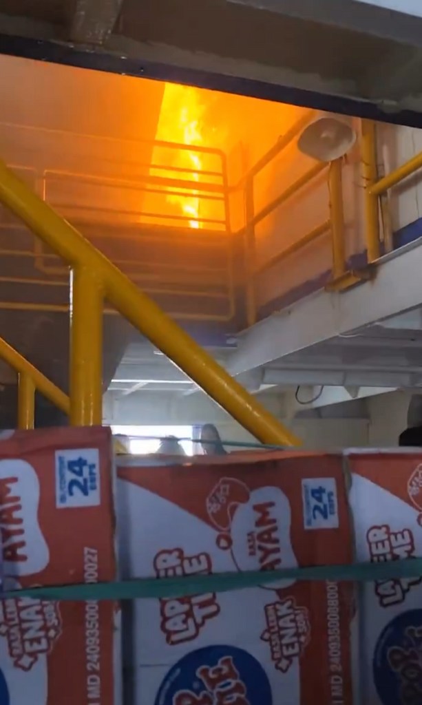 Ferry Bursts Into Flames With 280 People On Board