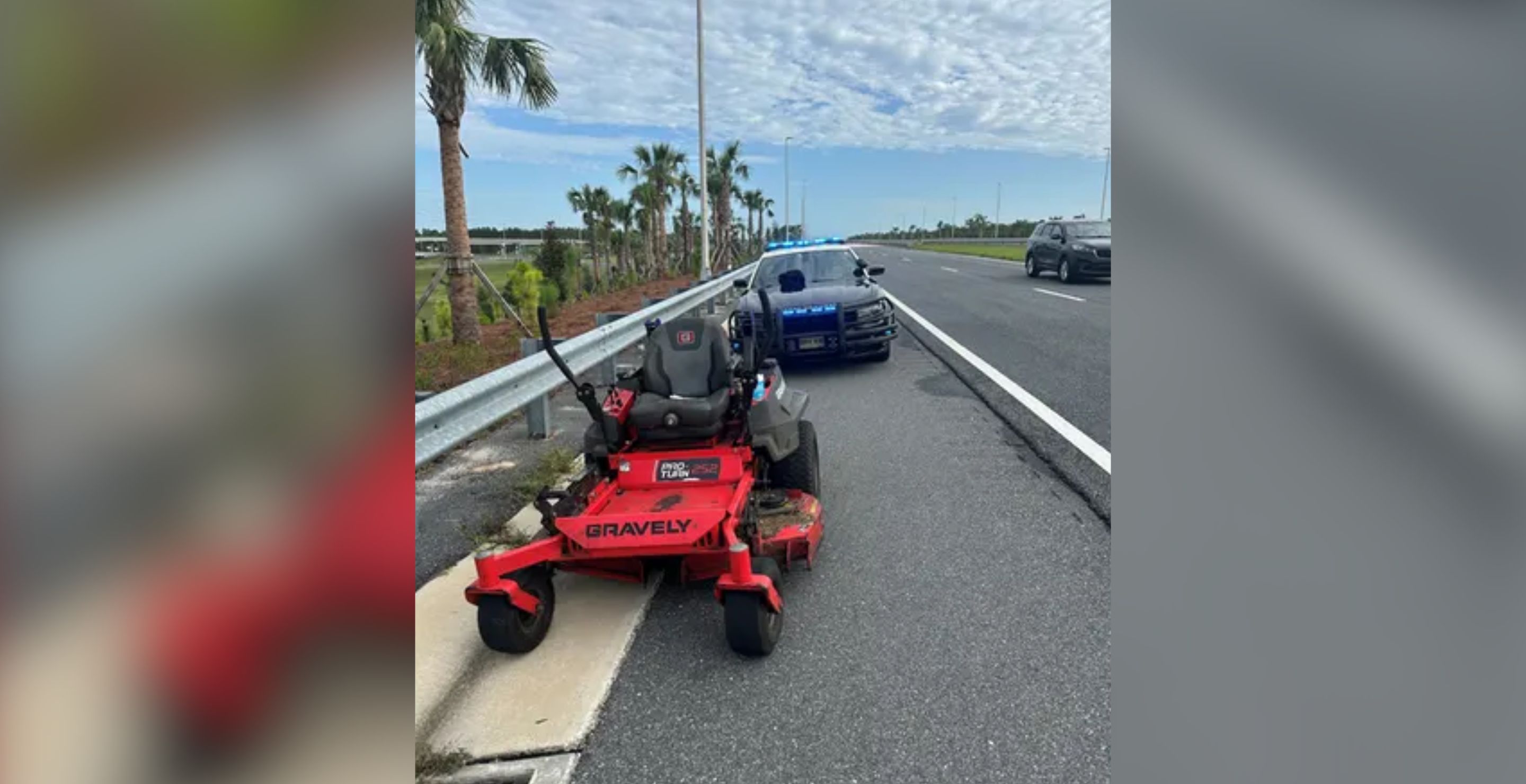 Man Gets DUI After Driving Down Busy Road On Lawnmower