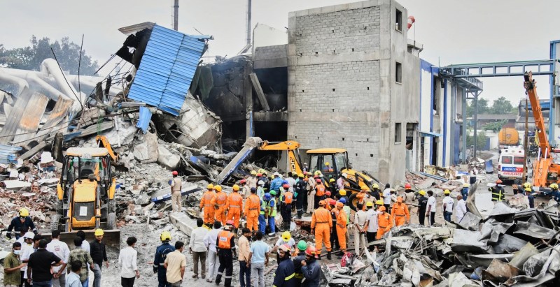 Pharmaceutical Factory Explosion Kills At Least 36 People