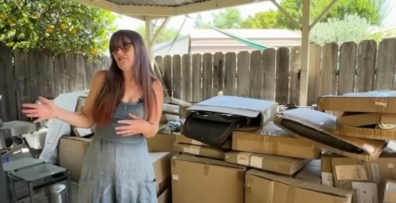 Woman Perplexed By Hundreds Of Packages That Keep Arriving At Her Doorstep