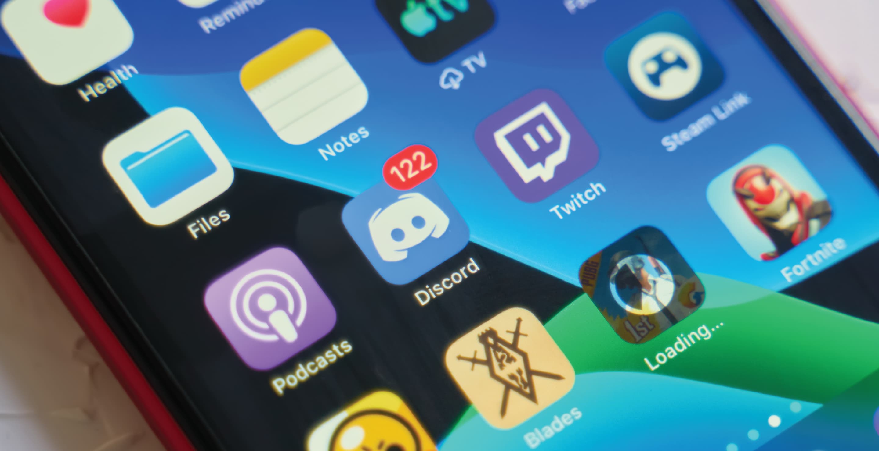 Discord App On iPhone Screen