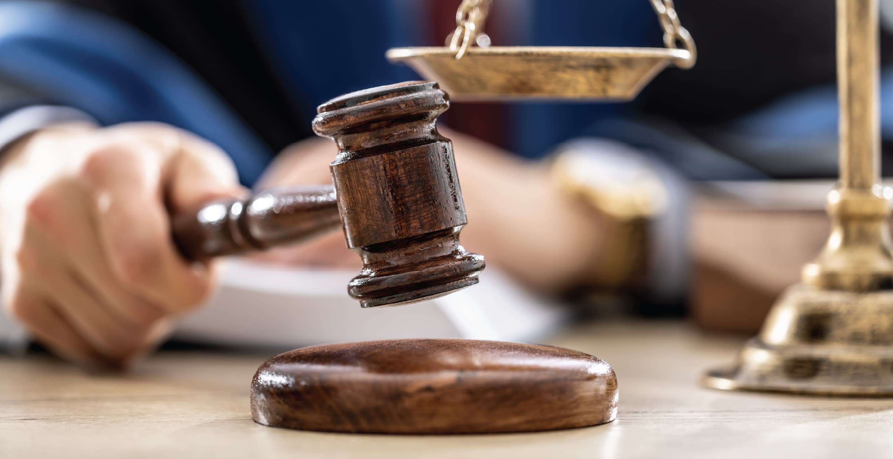 Judge, Gavel, And Scales