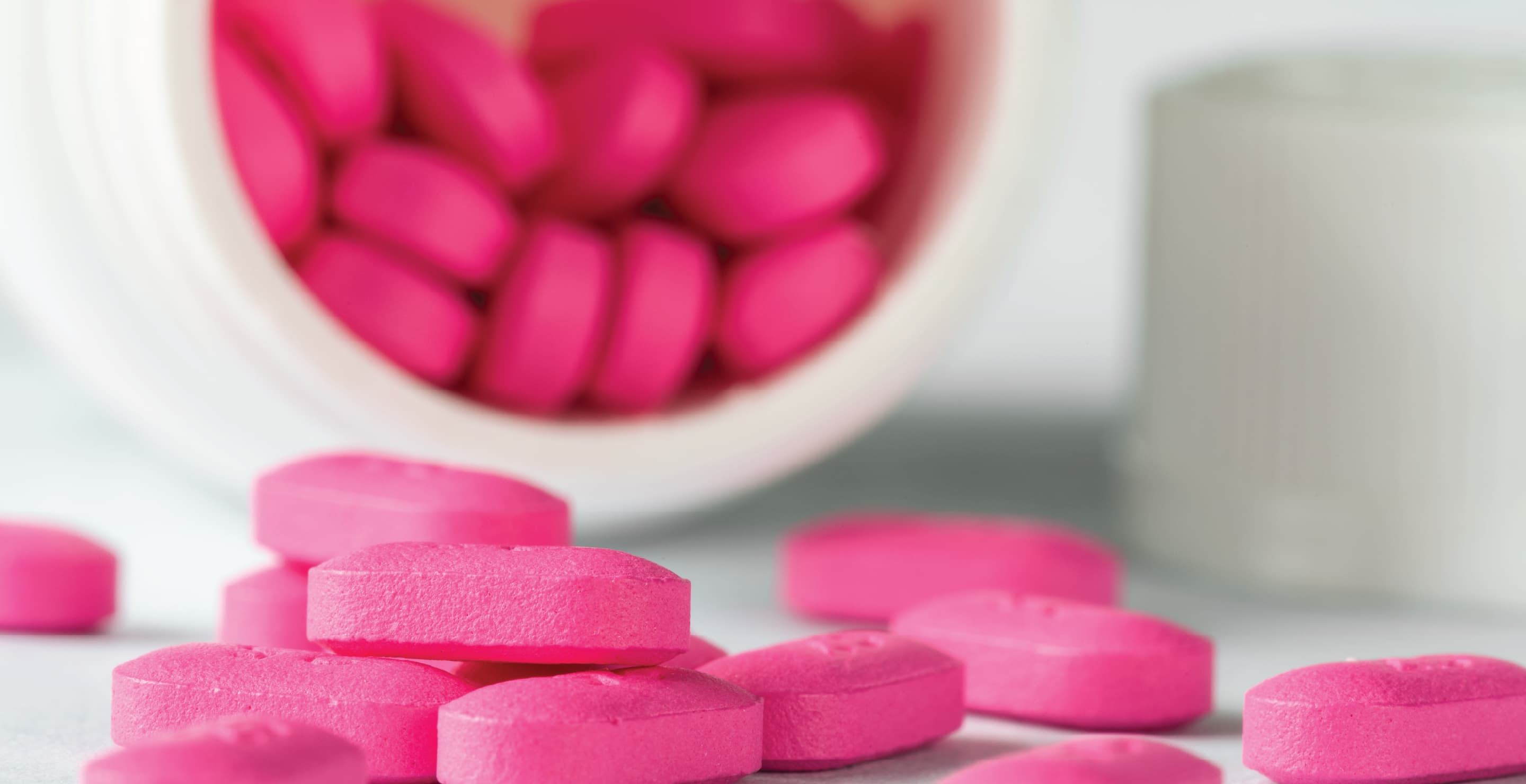 Pink Allergy Pills