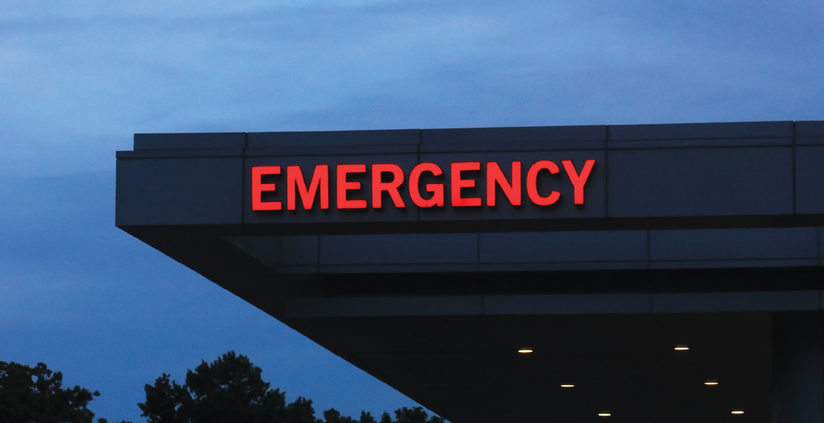 Emergency Room Entrance Sign