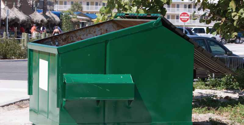 Green Dumpster
