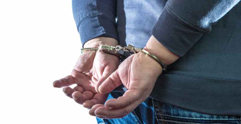 Man Wearing Handcuffs