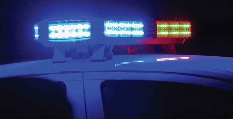 Police Car Siren At Night