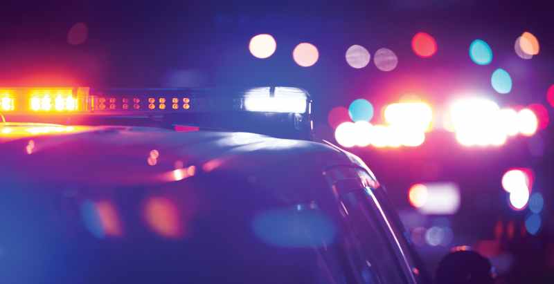 Police Units Responding To An Emergency