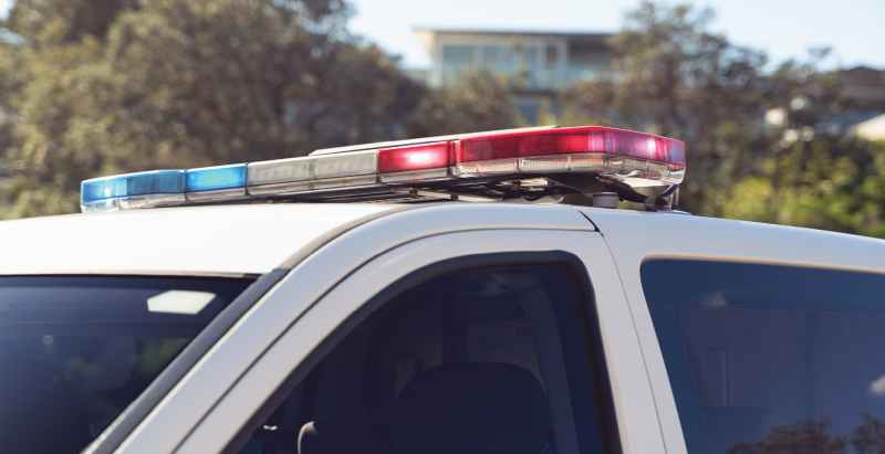 Police Vehicle At Park