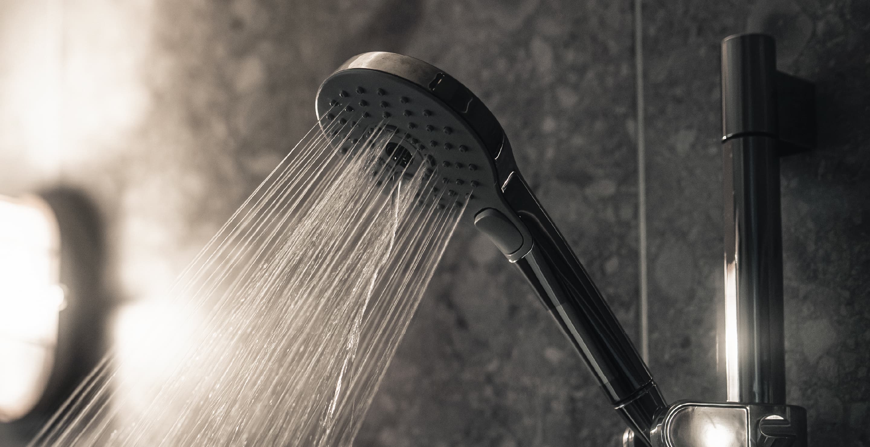 Water Flowing From Shower