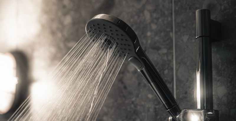 Water Flowing From Shower