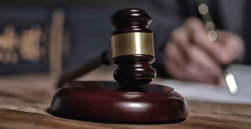 Wooden Gavel, Judge Writing