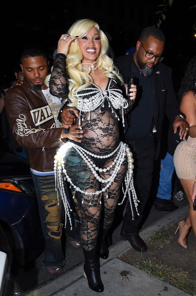 cardi-b-stuns-in-bold-sheer-outfit-flaunting-baby-bump