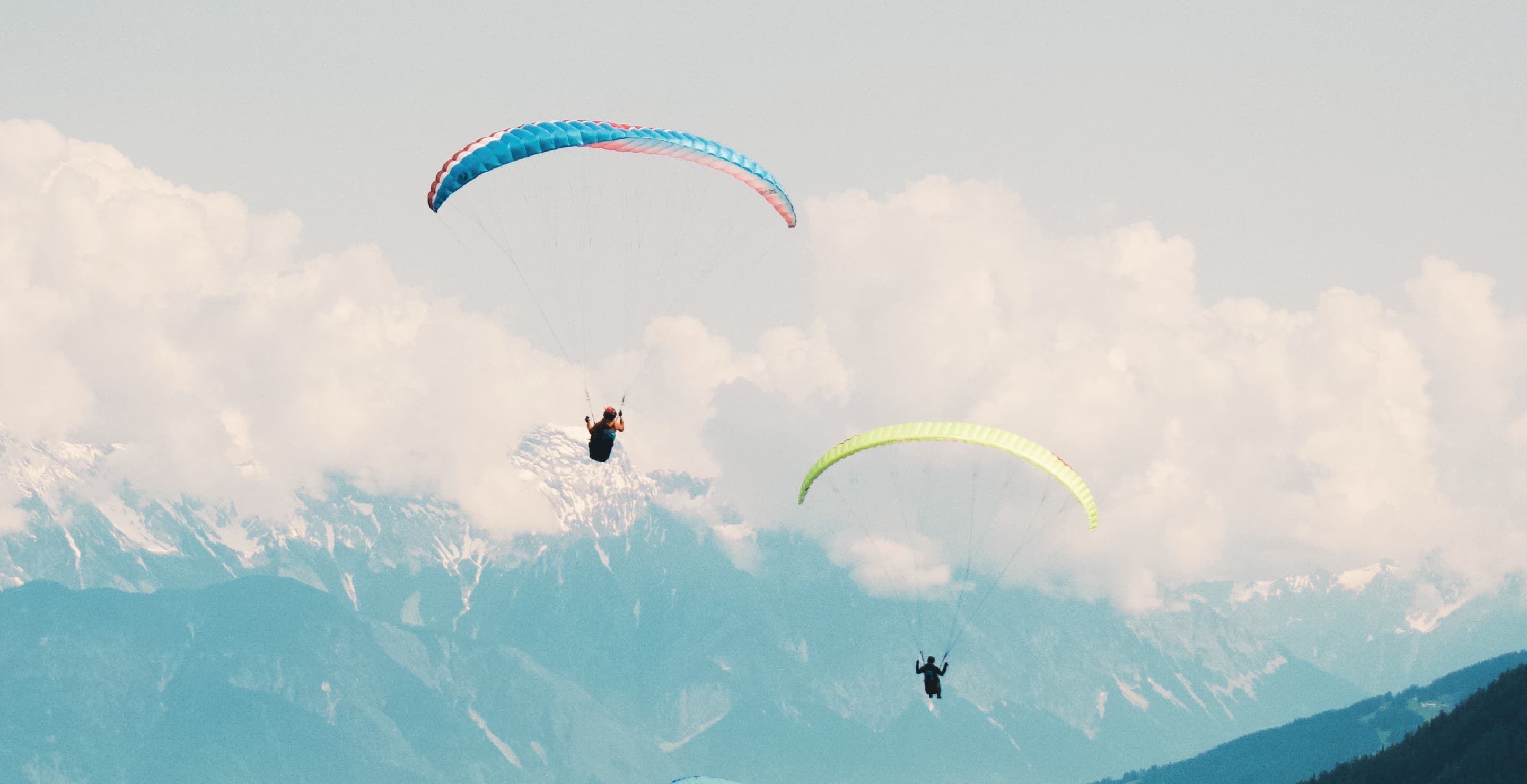 People Paragliding