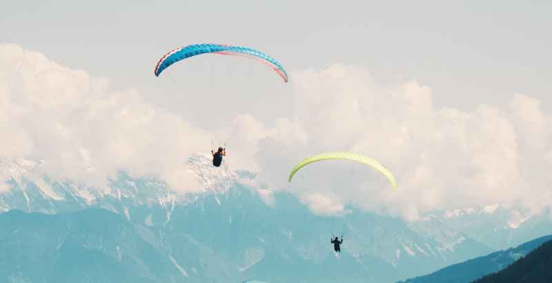 People Paragliding