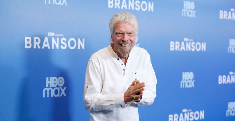 Richard Branson Shown Battered After Painful Accident