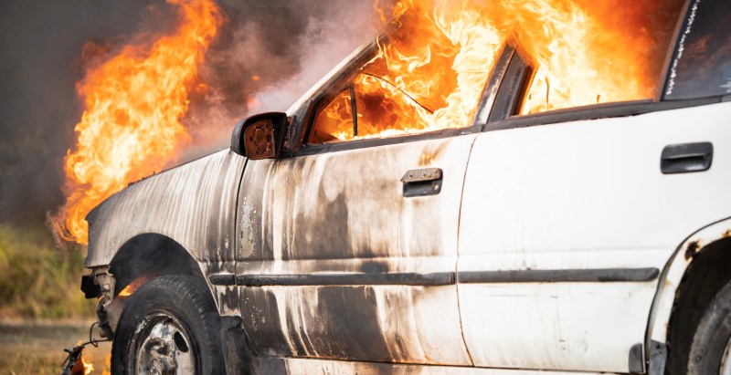 Texas Cop's Fast-Acting Saves Suspected Drunk Driver From Burning Car