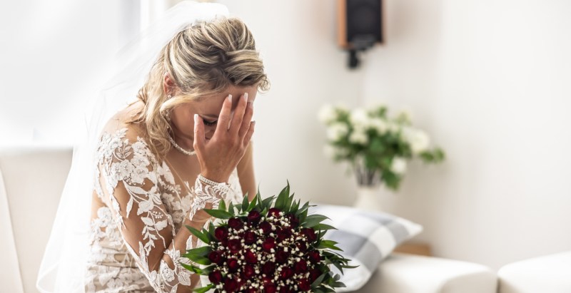 Wedding Coordinator Upstages Bride And Groom By Sliding Down The Stairs