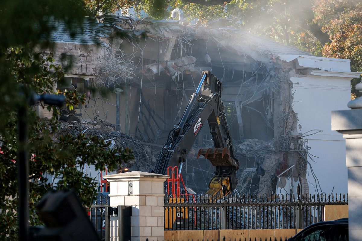 Trump Administration Sued Over White House East Wing Demolition