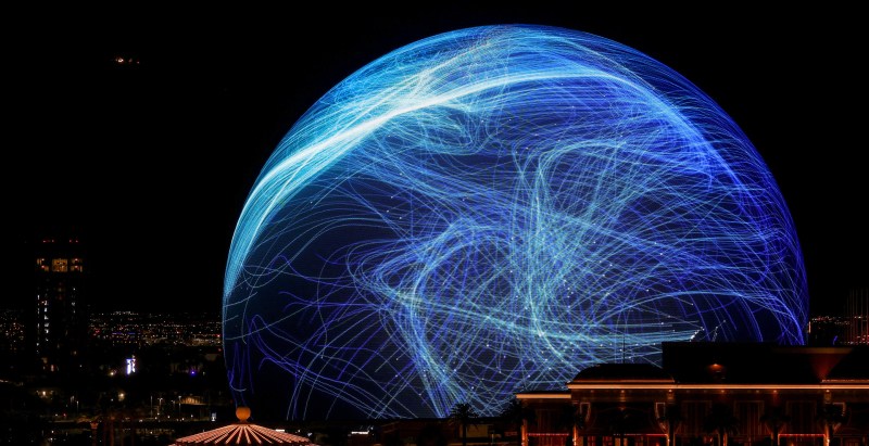 The Las Vegas Sphere Turned Into The LEGO Death Star That Let Visitors Take It On In An X-Wing