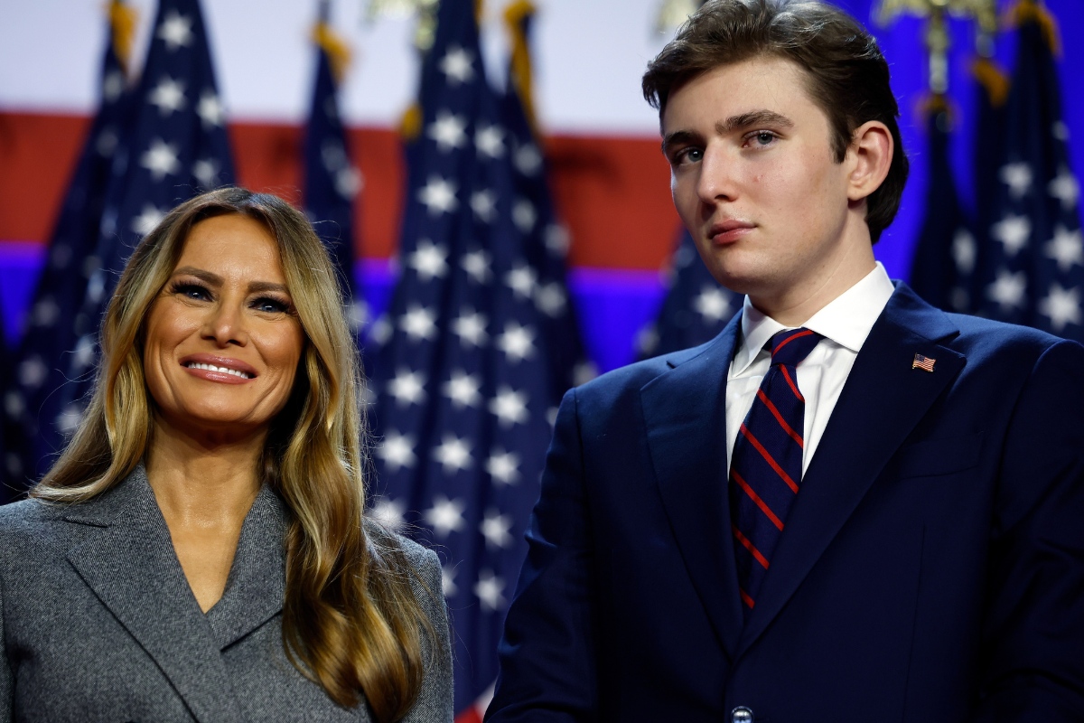 President Trump’s Son Barron Saves Woman From Being Attacked by Her Ex-Boyfriend