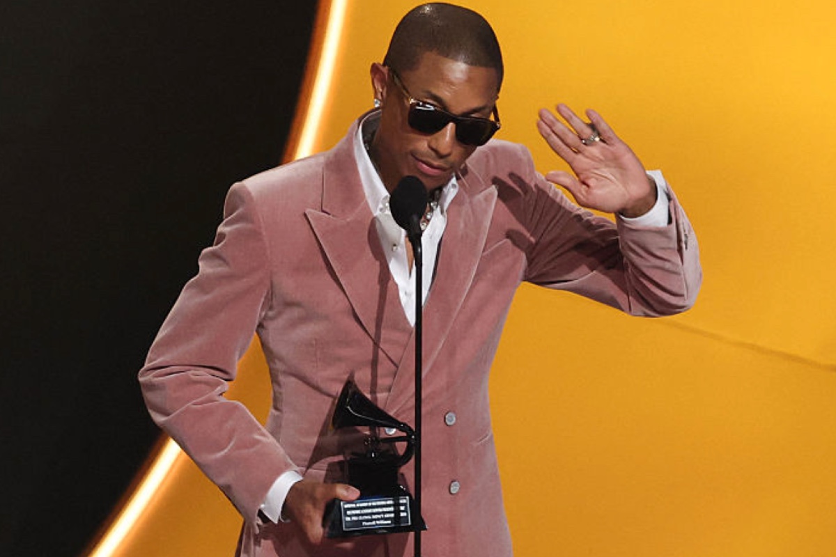 Pharrell Snubs Neptunes Partner Chad Hugo While Accepting Grammys Global Impact Award