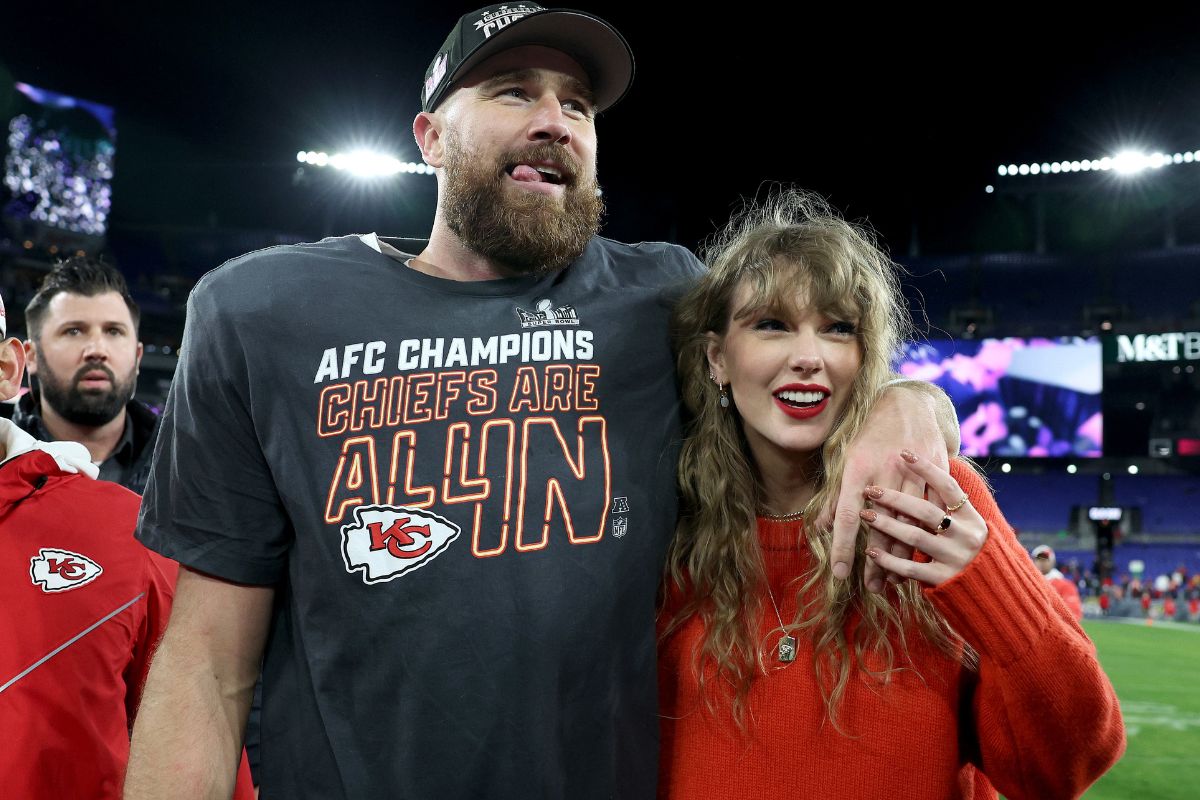 Travis Kelce Jokes About Being the ‘Less Famous’ Person in His Relationship With Taylor Swift
