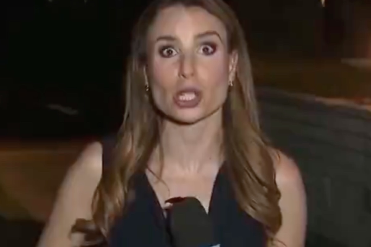 WATCH — Giant Bug Lands on TV News Reporter During Live Broadcast