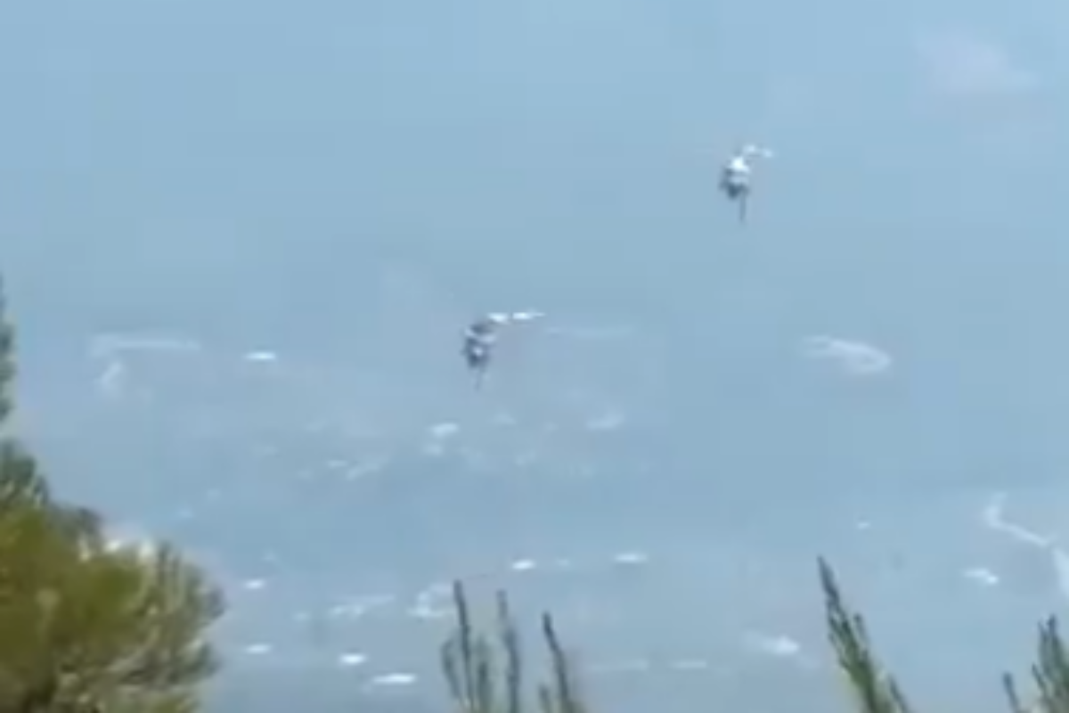 Helicopters Collide in Tragic Crash During Firefighting Mission